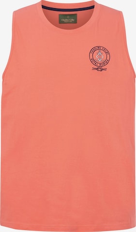 T-Shirt ' Earl Fiachra ' Charles Colby en orange : devant