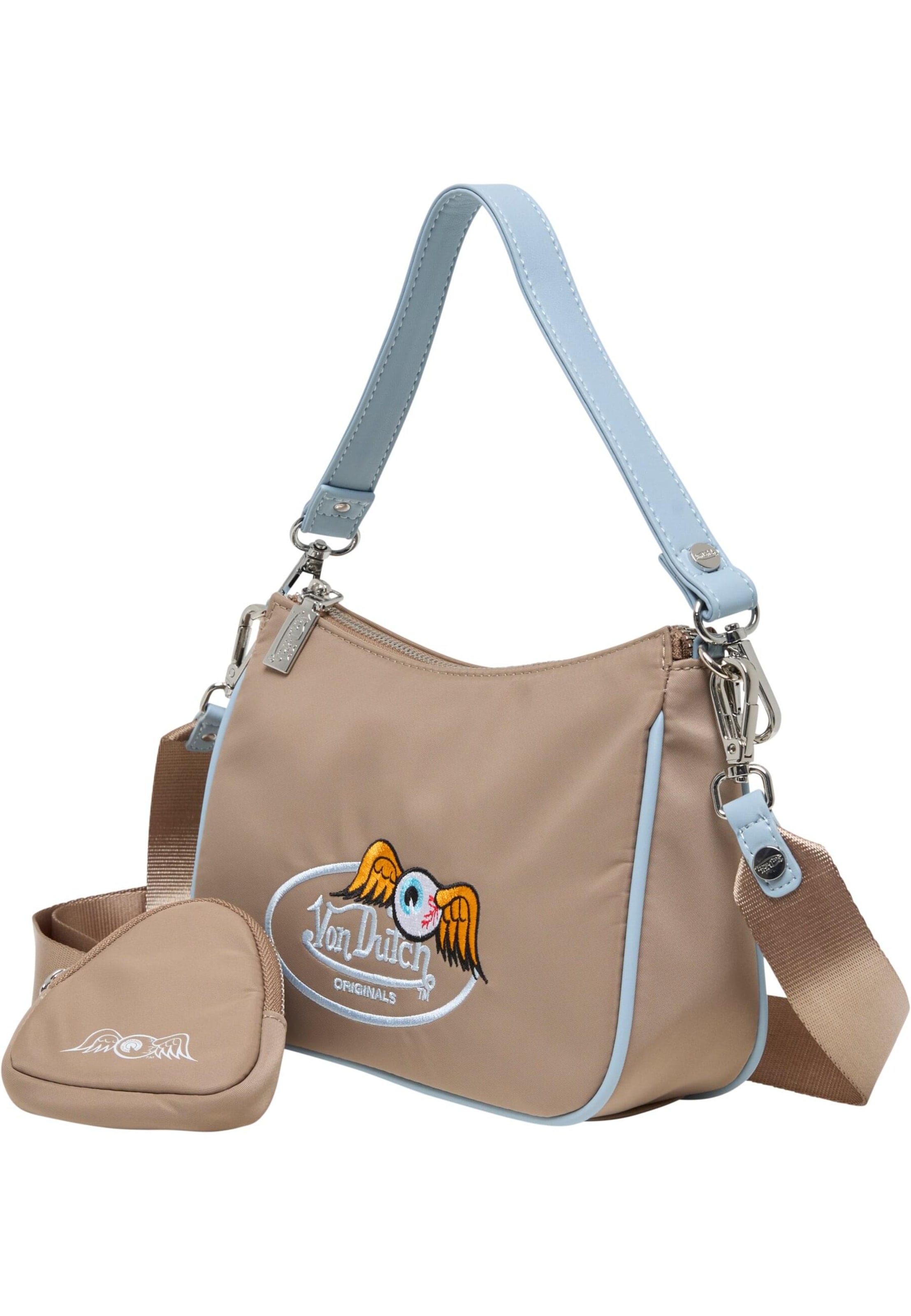 Von Dutch Originals Crossbody Bag 'Kacey' in Beige