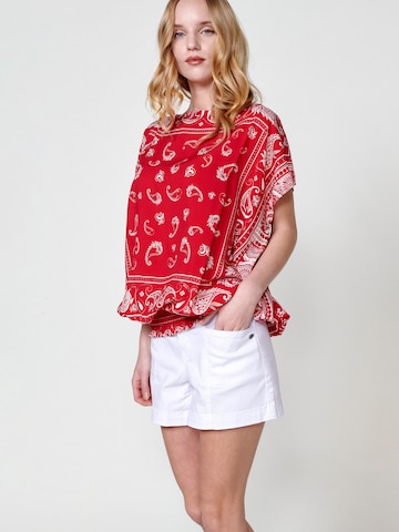 KOROSHI Blouse in Red