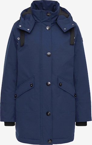 Manteau d’hiver 'Regenjacke' MANISA en bleu : devant