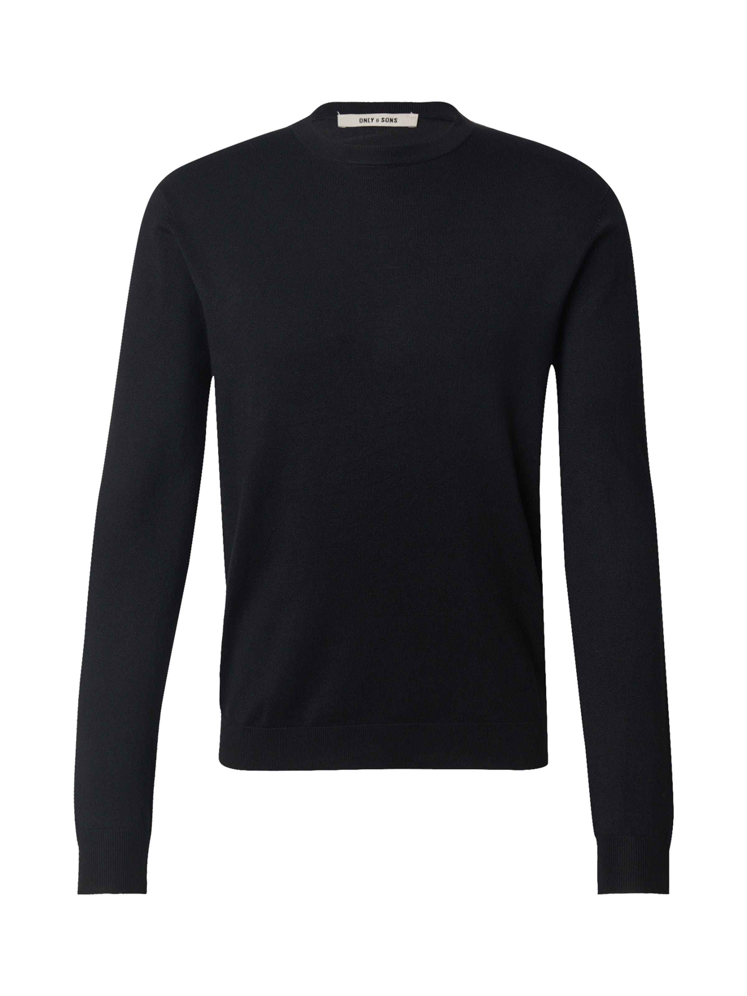 Only & Sons Πουλόβερ 'ONSWyler' σε μαύρο: μπροστά