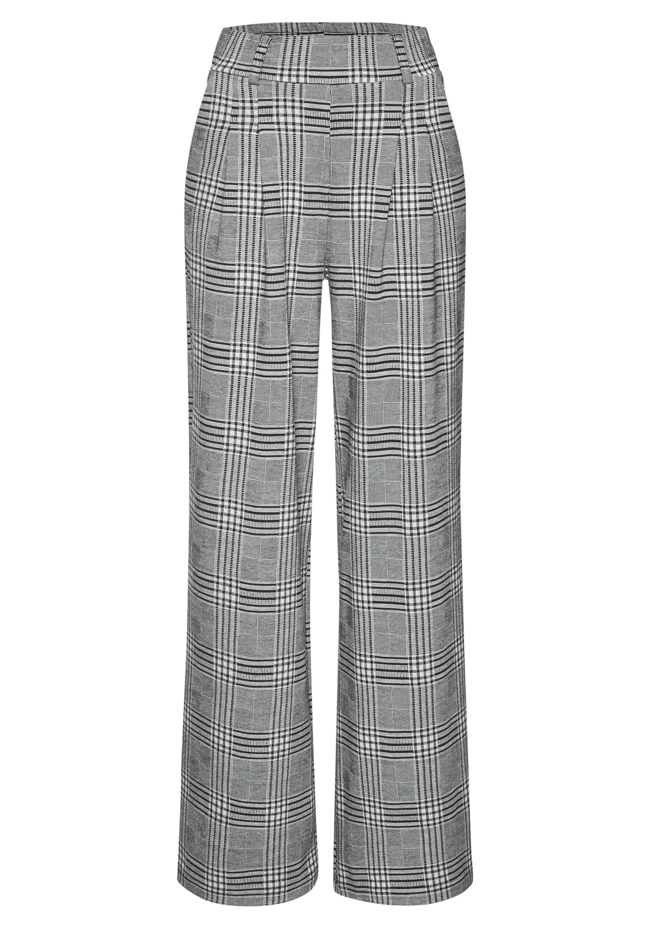 LASCANA Pleat-Front Pants in Black: front