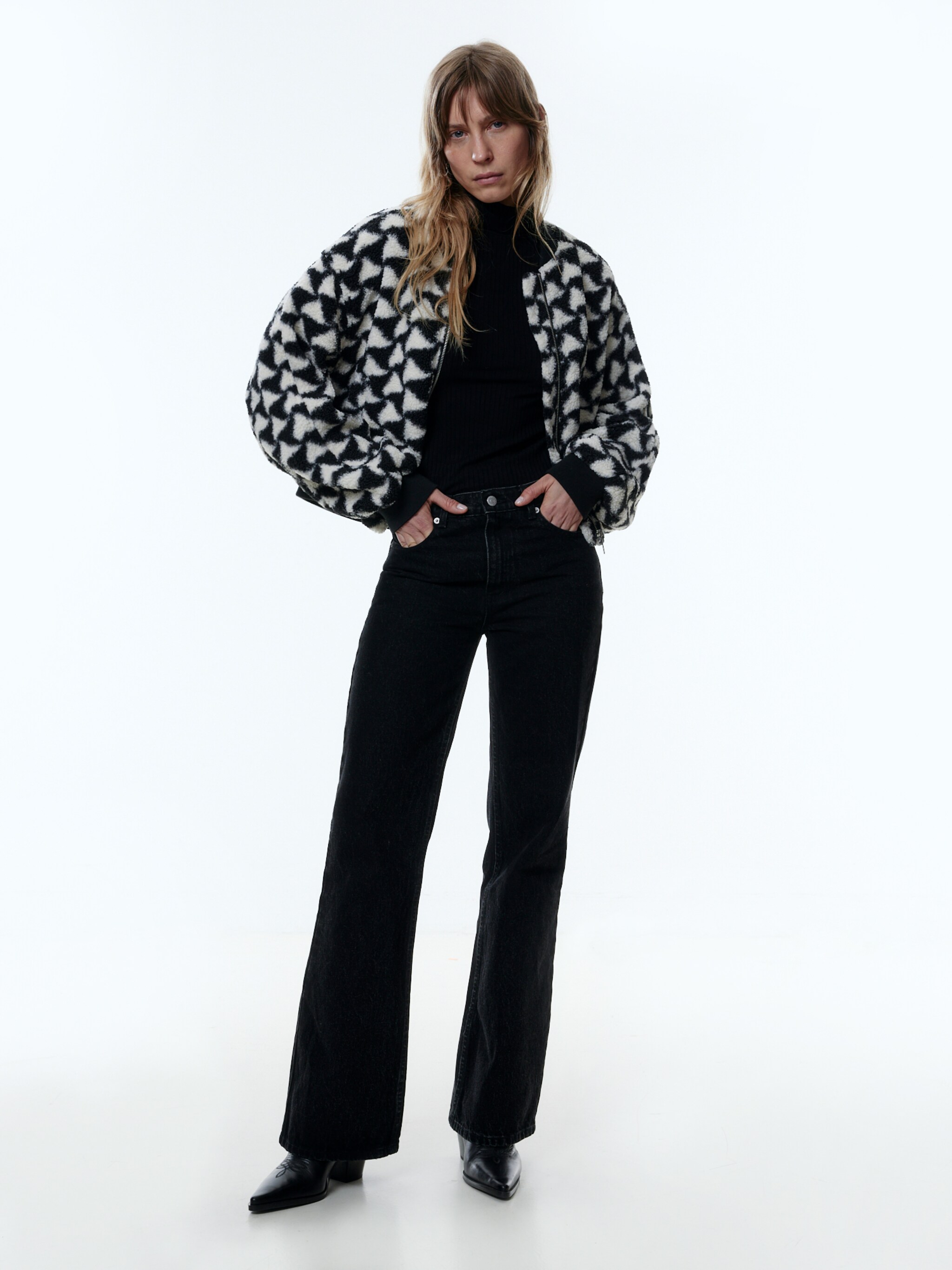 EDITED Producten Tussenjas 'Qian' Zwart