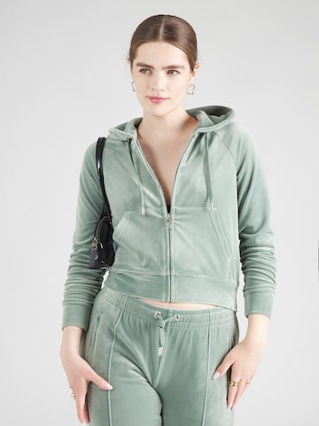Juicy Couture Кофта на молнии 'MADISON' в Зеленый