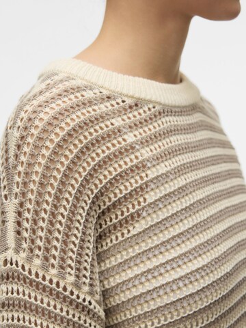 VERO MODA Pulover 'VMNew Madera' | bež barva