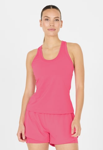 ENDURANCE Sports top 'Nan' in Pink: front