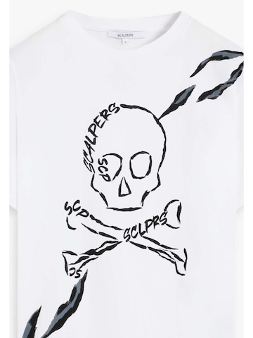 T-shirt Scalpers en blanc