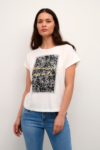 T-shirt 'Dania' Cream en blanc : devant