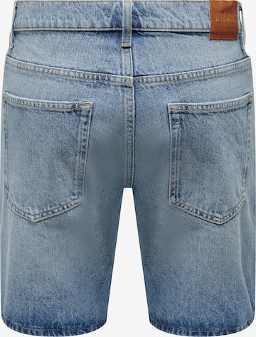 Only & Sons Regular Jeans 'Edge' in Blauw