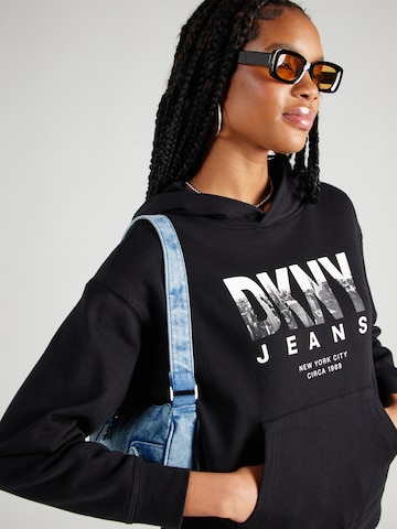 DKNY Sweatshirt i svart