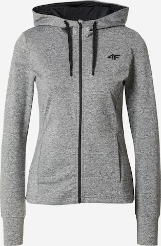 4F Sportsweatjacke in Grau: predná strana