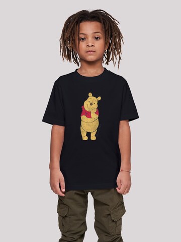 T-Shirt 'Disney Winnie The Pooh Classic' F4NT4STIC en noir : devant
