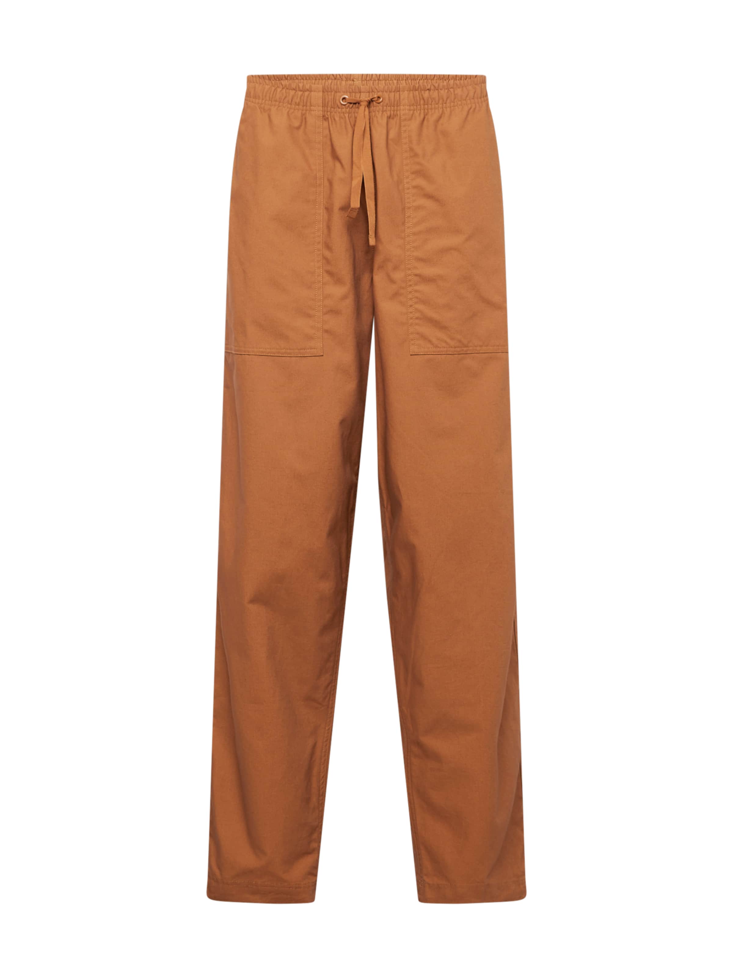 Nike Sportswear Lużny krój Spodnie 'CLUB BARCELONA' w kolorze brązowy: przód