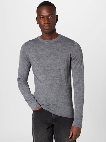 Pull-over Lindbergh en gris : devant