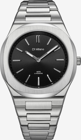 D1 Milano Uhr in Schwarz: Vorderseite