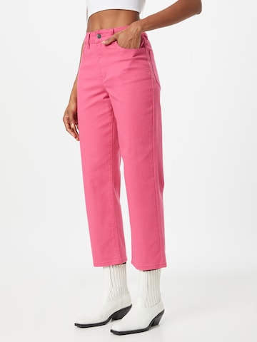 OBJECT Regular Jeans in Pink: front