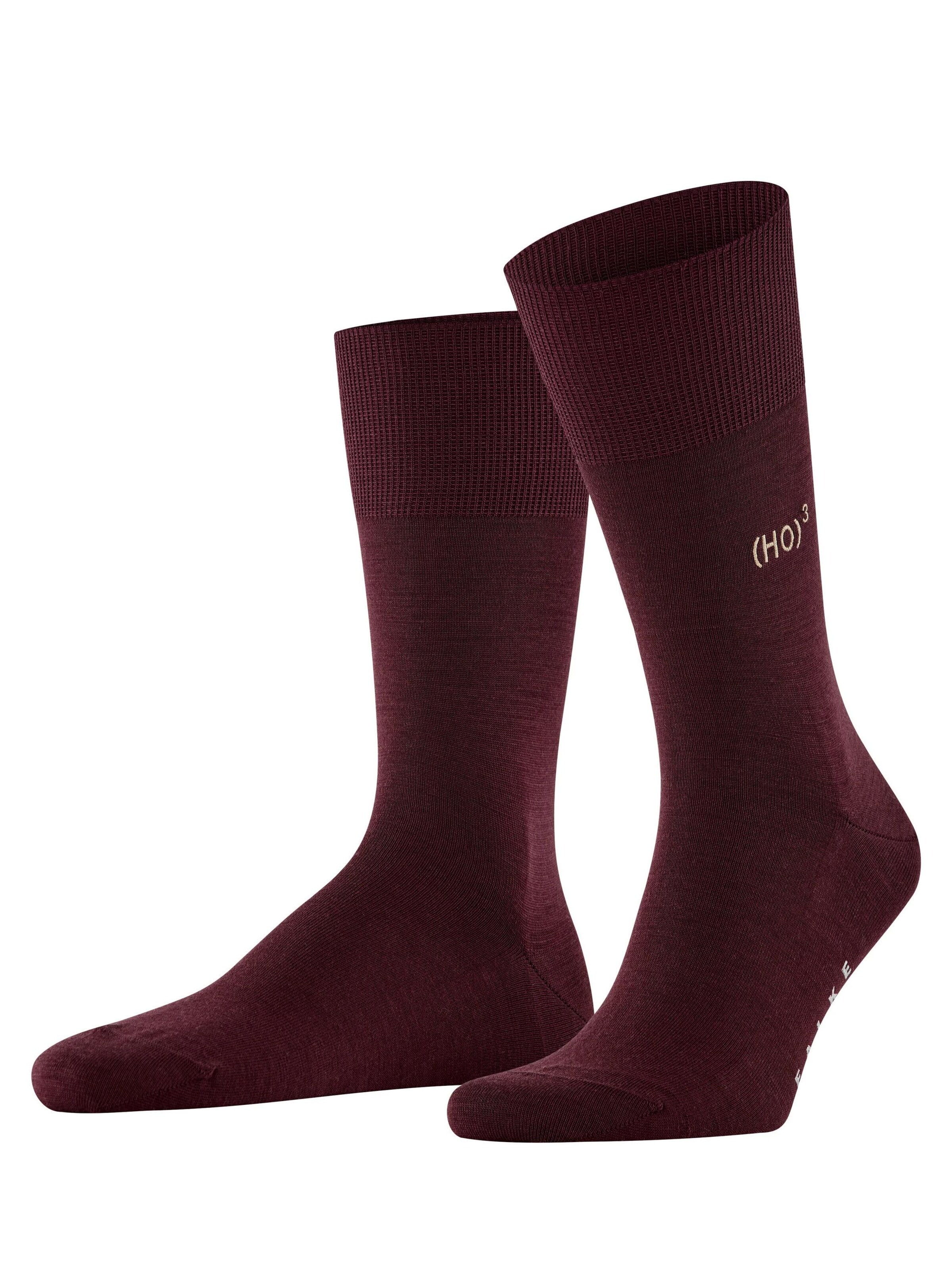 FALKE Socken 'Airport X-Mas Calculation'‌‌ in Rot: Vorderseite