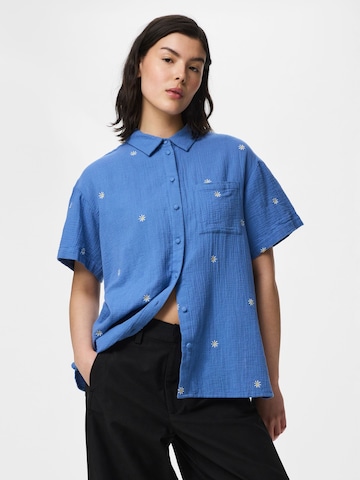 PIECES Blouse 'PCSastina' in Blauw