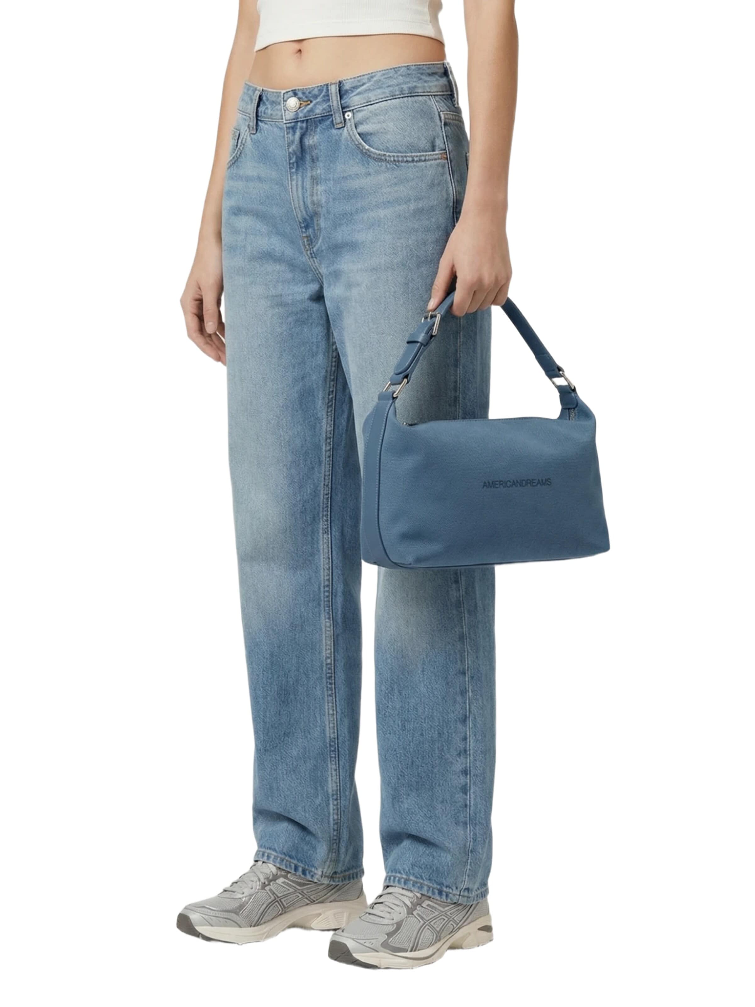 americandreams Handbag 'Canvas Club' in Blue