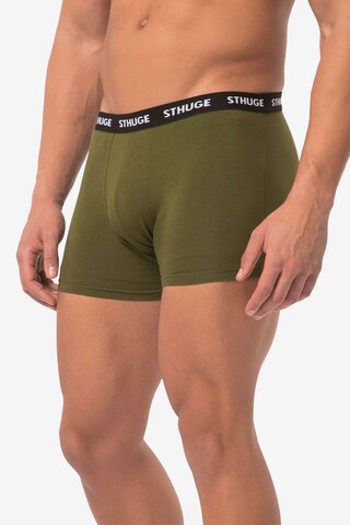 STHUGE Boxershorts in Groen: voorkant