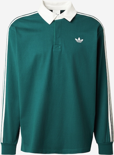 Marškinėliai iš ADIDAS ORIGINALS, spalva – smaragdinė spalva / balta, Prekių apžvalga