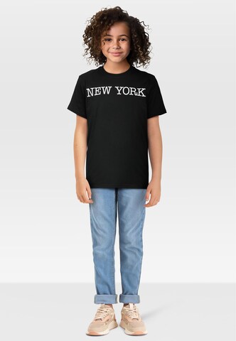 Urban Classics T-Shirt 'New York' in Schwarz