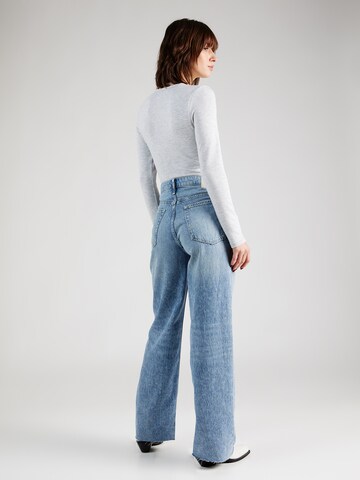 rag & bone Wide Leg Jeans ' LOGAN' in Blau