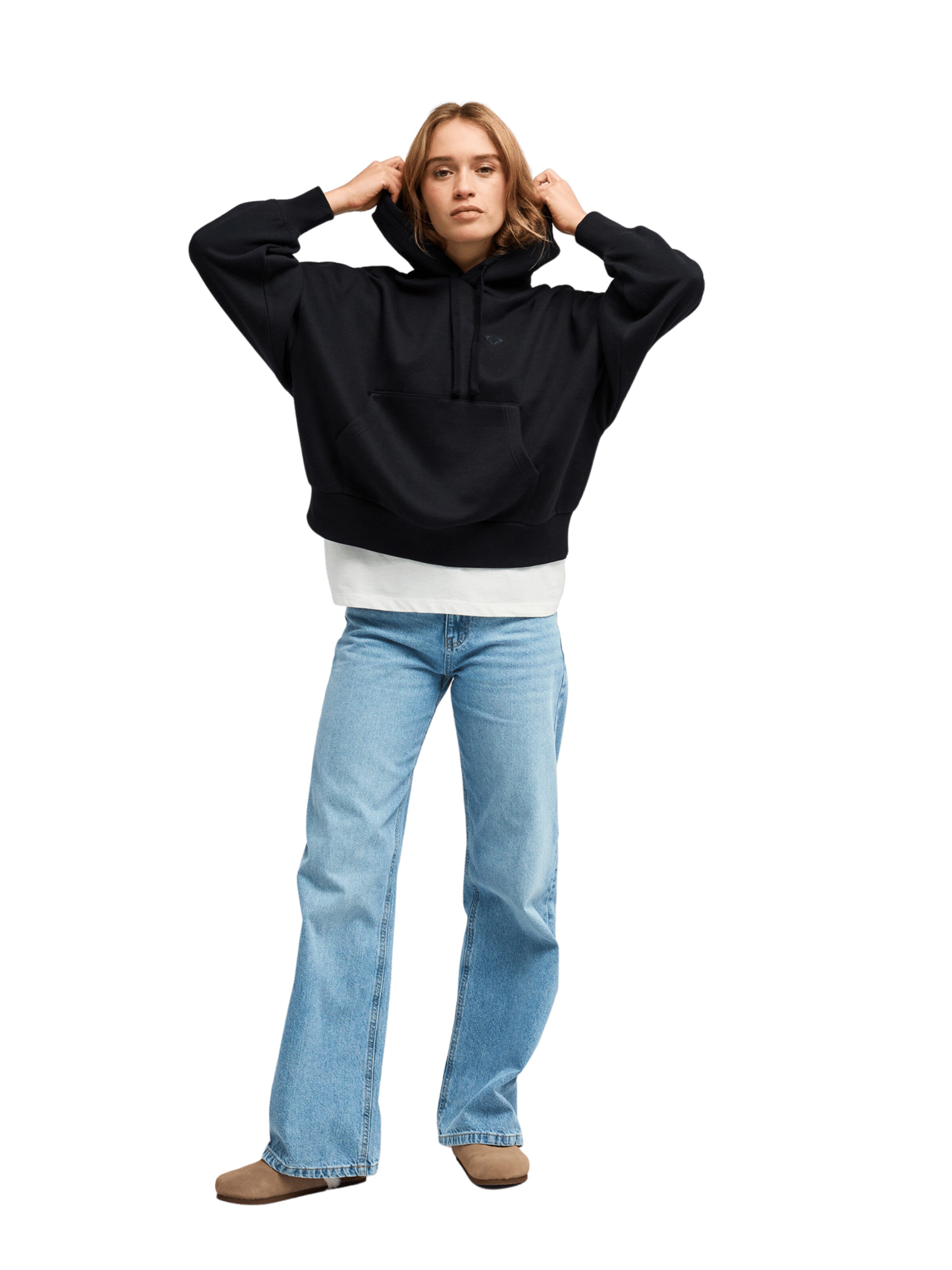 ROXY Sweatshirt in Schwarz