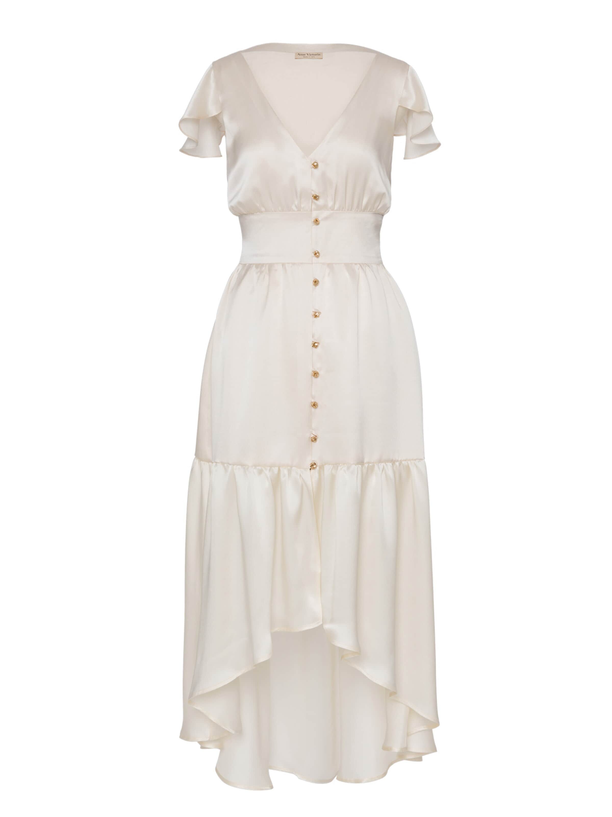 Abito 'Marilyn' di Anse Victorin in beige: frontale
