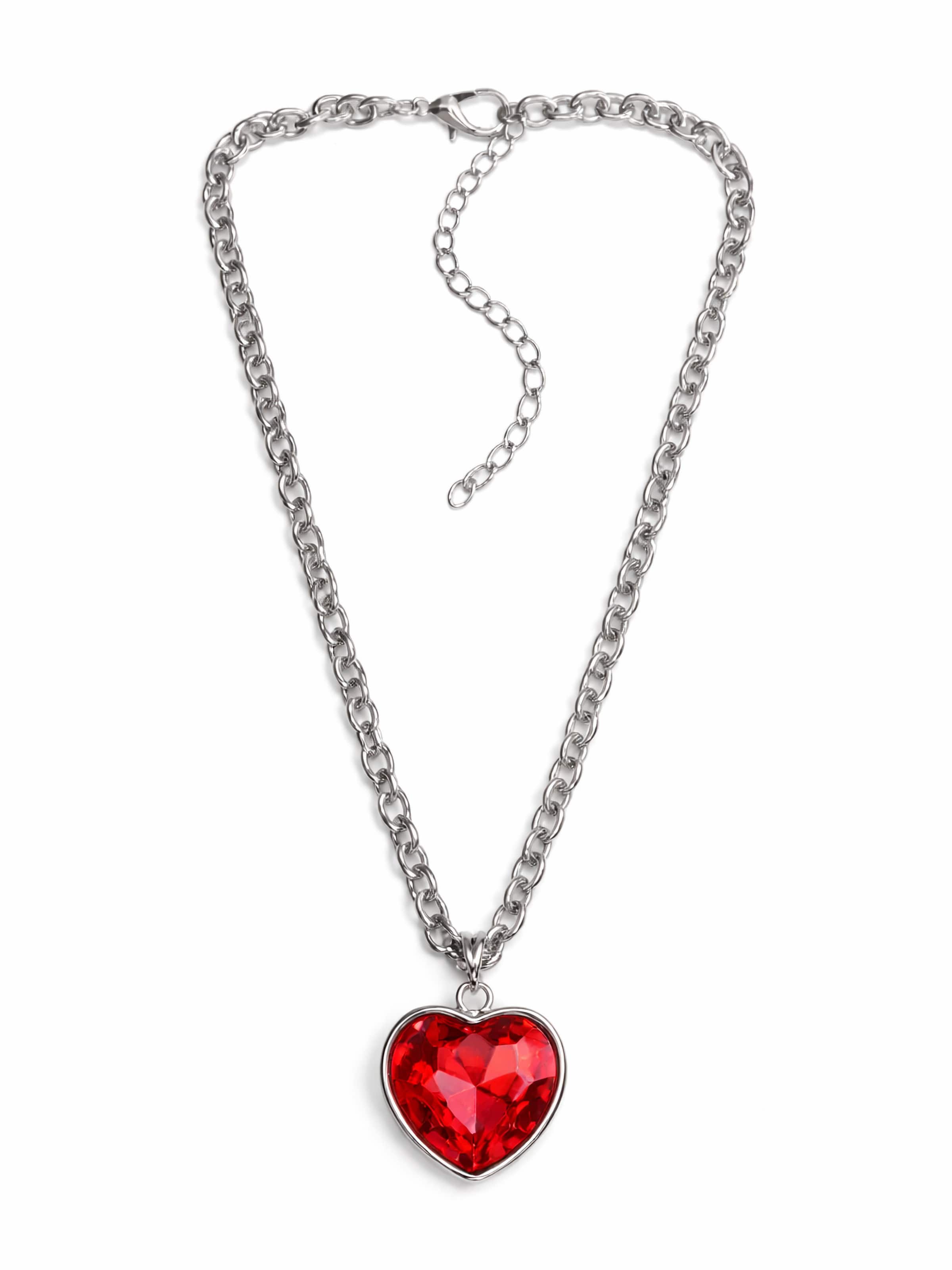 Allgäu Rebell Necklace 'Rosalind' in Red: front