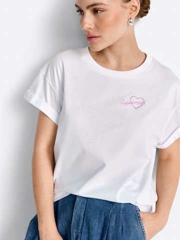 balta Rich & Royal Marškinėliai