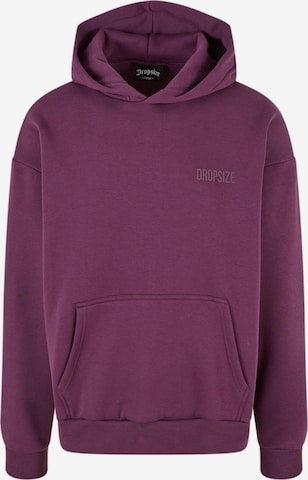 Sweat-shirt Dropsize en violet : devant