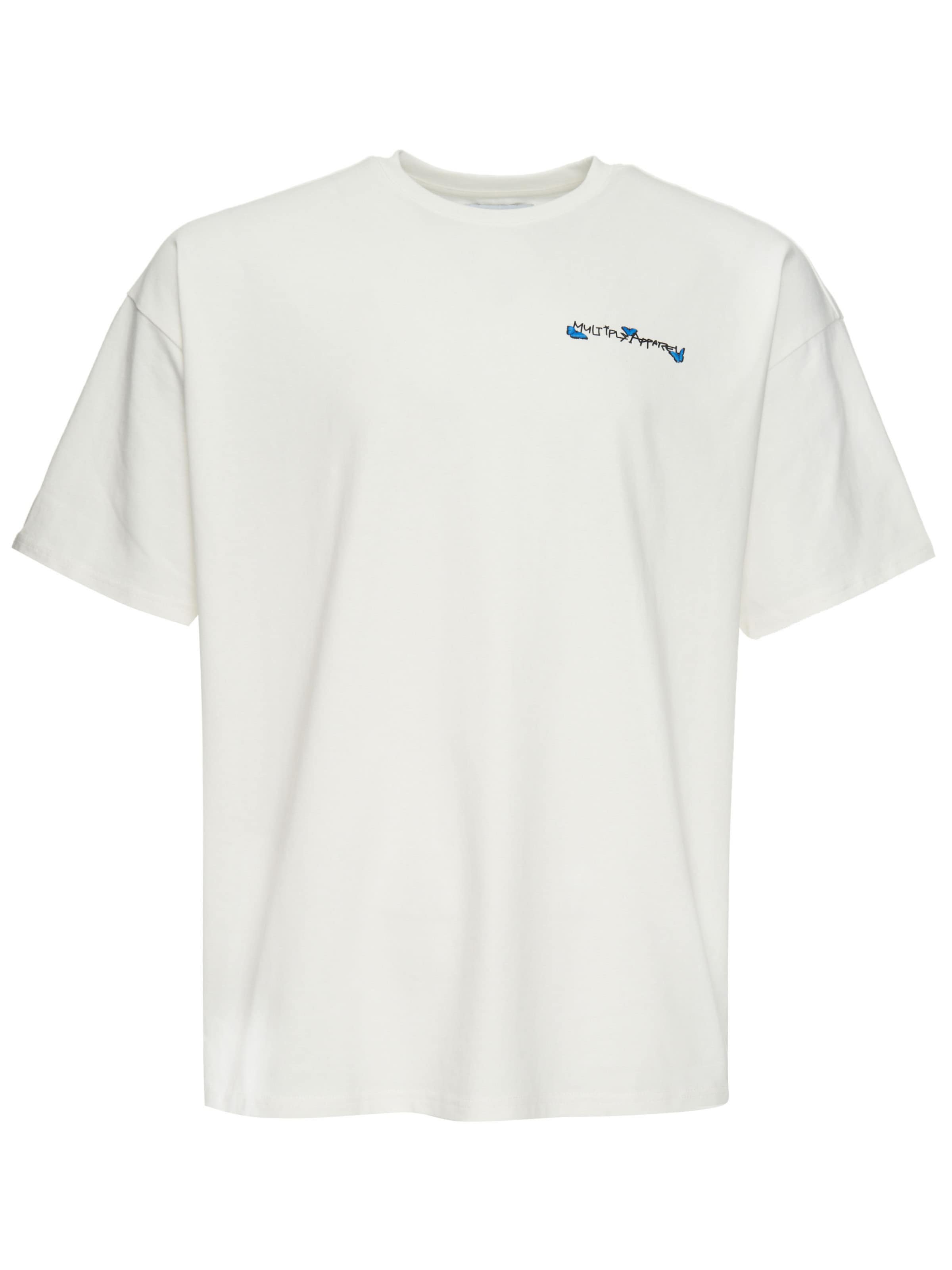 Multiply Apparel Tričko - Biela: predná strana