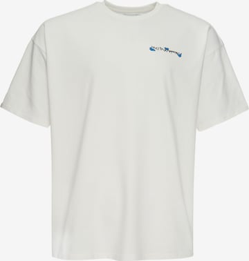 Multiply Apparel T-Shirt Smiley in Weiß: predná strana