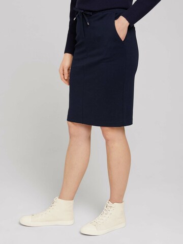 TOM TAILOR Skirt in Blue