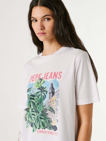 T-shirt 'Martha' Pepe Jeans en blanc