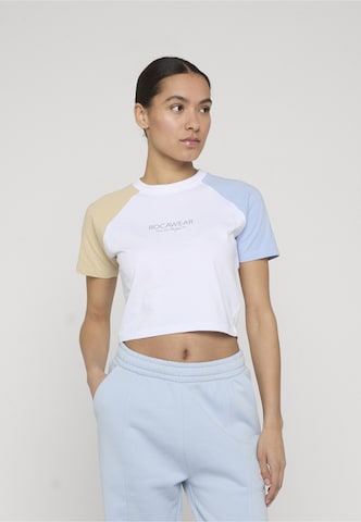 ROCAWEAR Shirt 'Fine' in Wit: voorkant