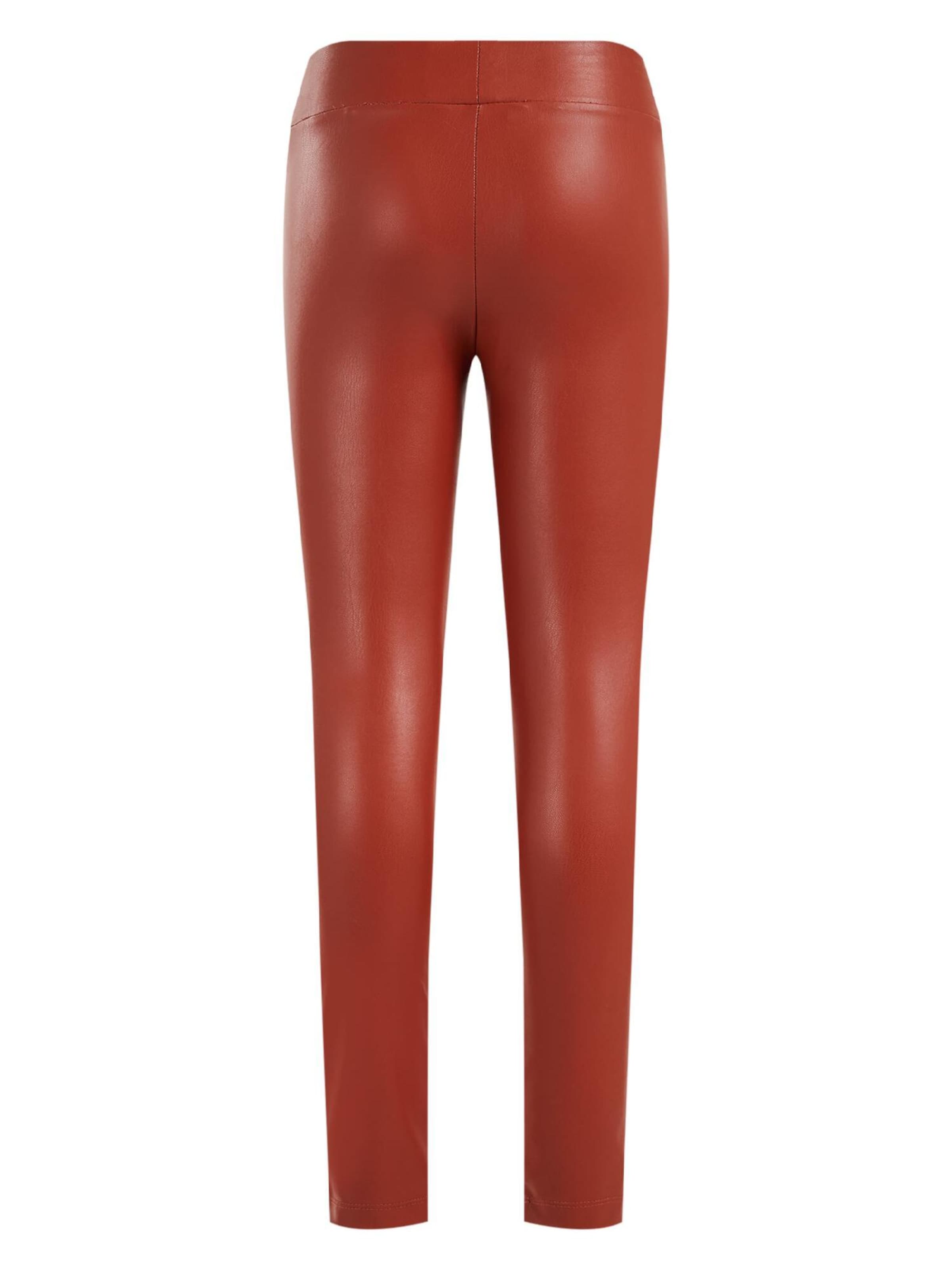 WE Fashion Skinny Leggings i brun