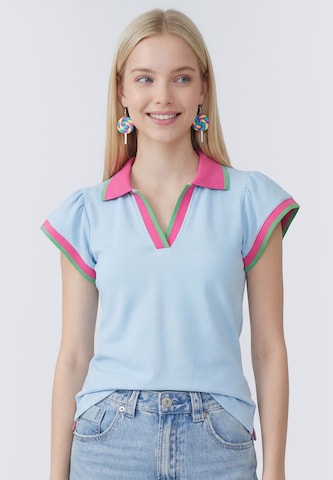 MYMO Blouse in Blue: front