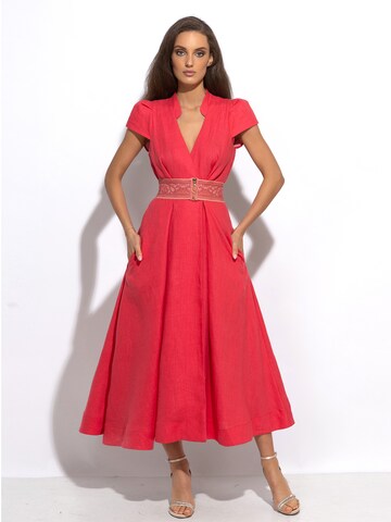 JIORO Kleid 'ESSENTIALS' in Pink
