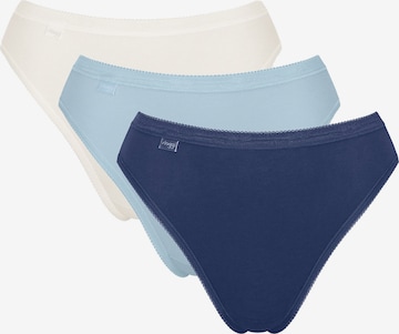 Slip ' Double Comfort ' SLOGGI en bleu : devant