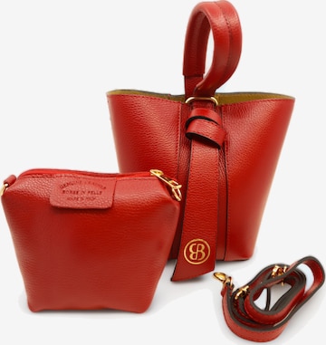 BESSO Handbag 'Sensibilità Funzionale' in Red: front