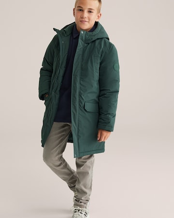 WE Fashion Демисезонная куртка в Зеленый