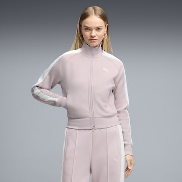 PUMA Sweatjacke 'T7 Always On' in Pink: Vorderseite