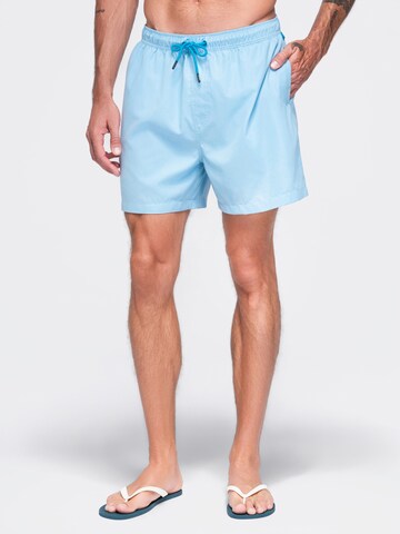 regular Pantaloni sportivi di Ombre in blu: frontale