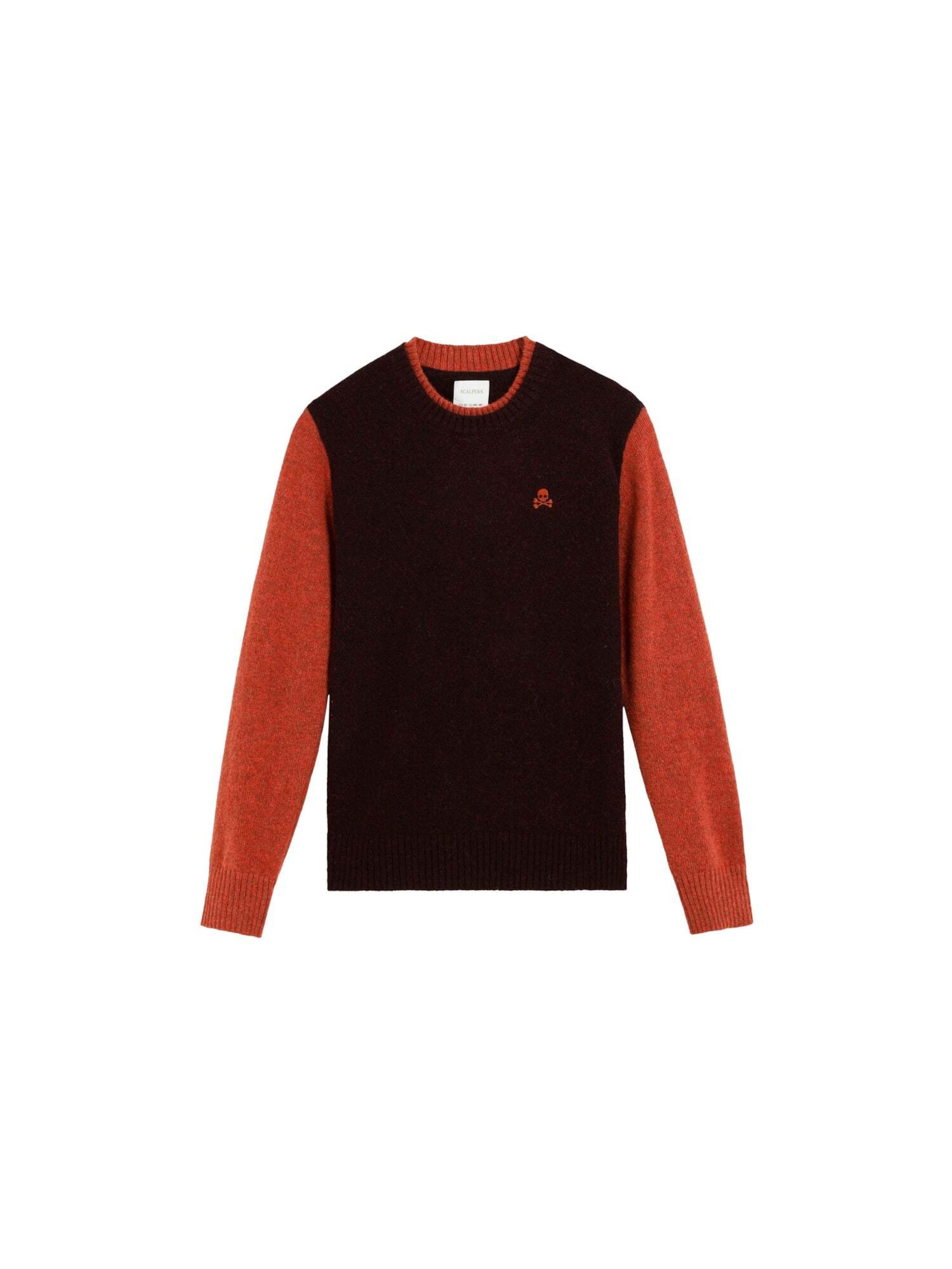 Scalpers Пуловер в кафяво: отпред