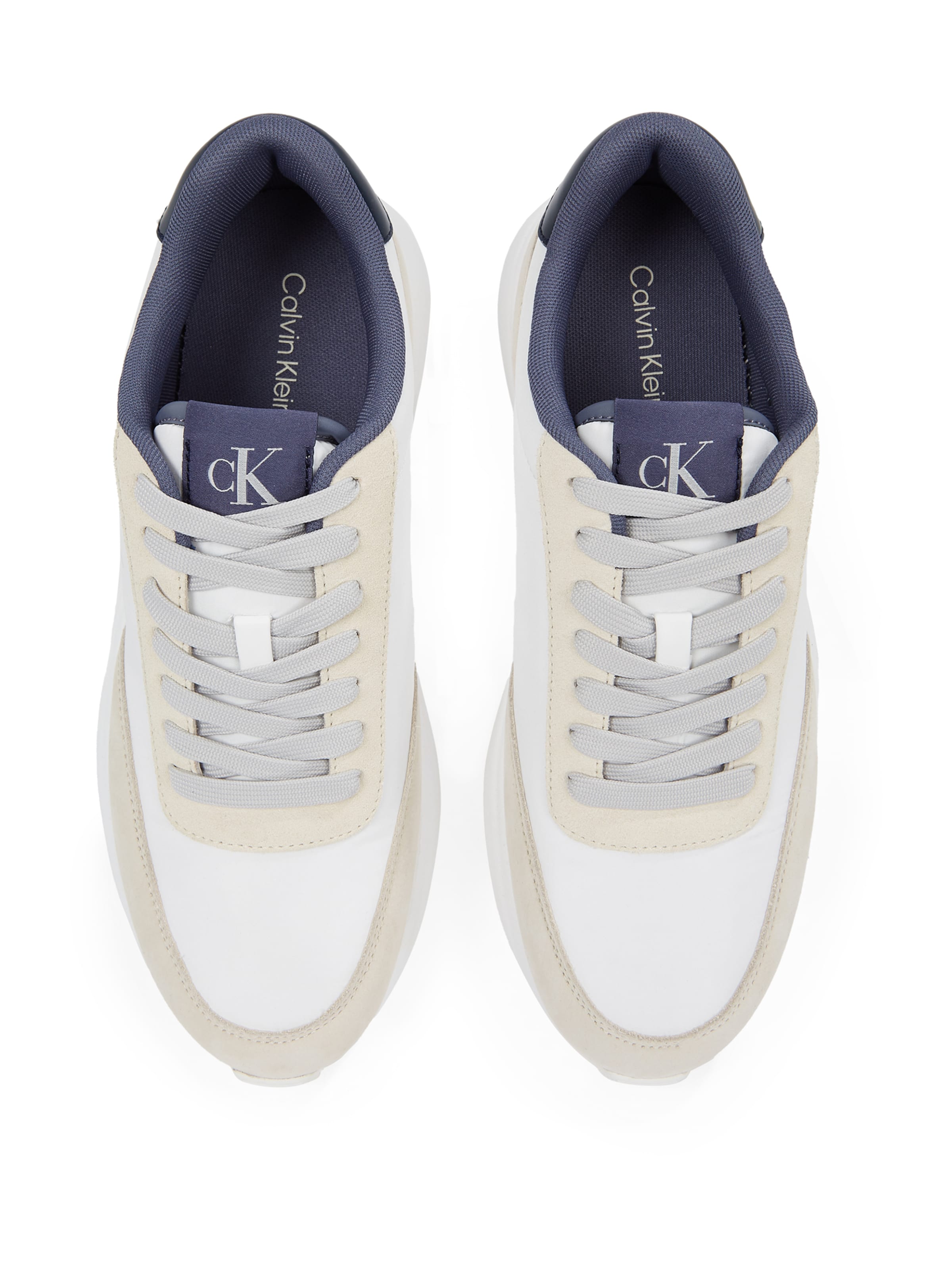 Sneaker low 'Athleisure Runner' de la Calvin Klein pe alb