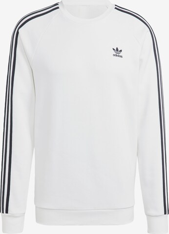 ADIDAS ORIGINALS Sweatshirt 'Adicolor Classics 3-Stripes' in White: front