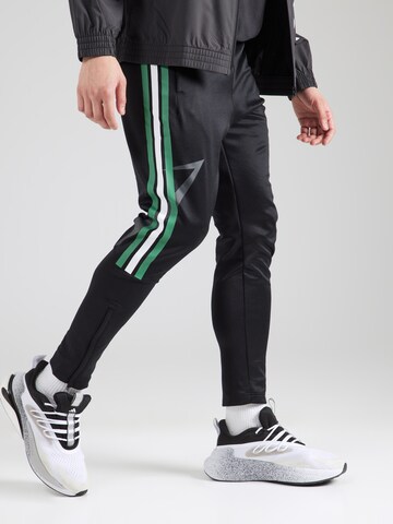 Coupe slim Pantalon de sport 'TIRO' ADIDAS SPORTSWEAR en noir : devant
