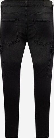 BURTON MENSWEAR LONDON Skinny Cargojeans in Zwart